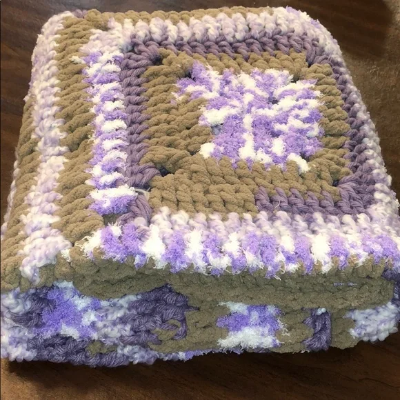 🛍️ ‼️1 OF A KIND‼️NEW‼️ Handmade Bernat Baby Blanket